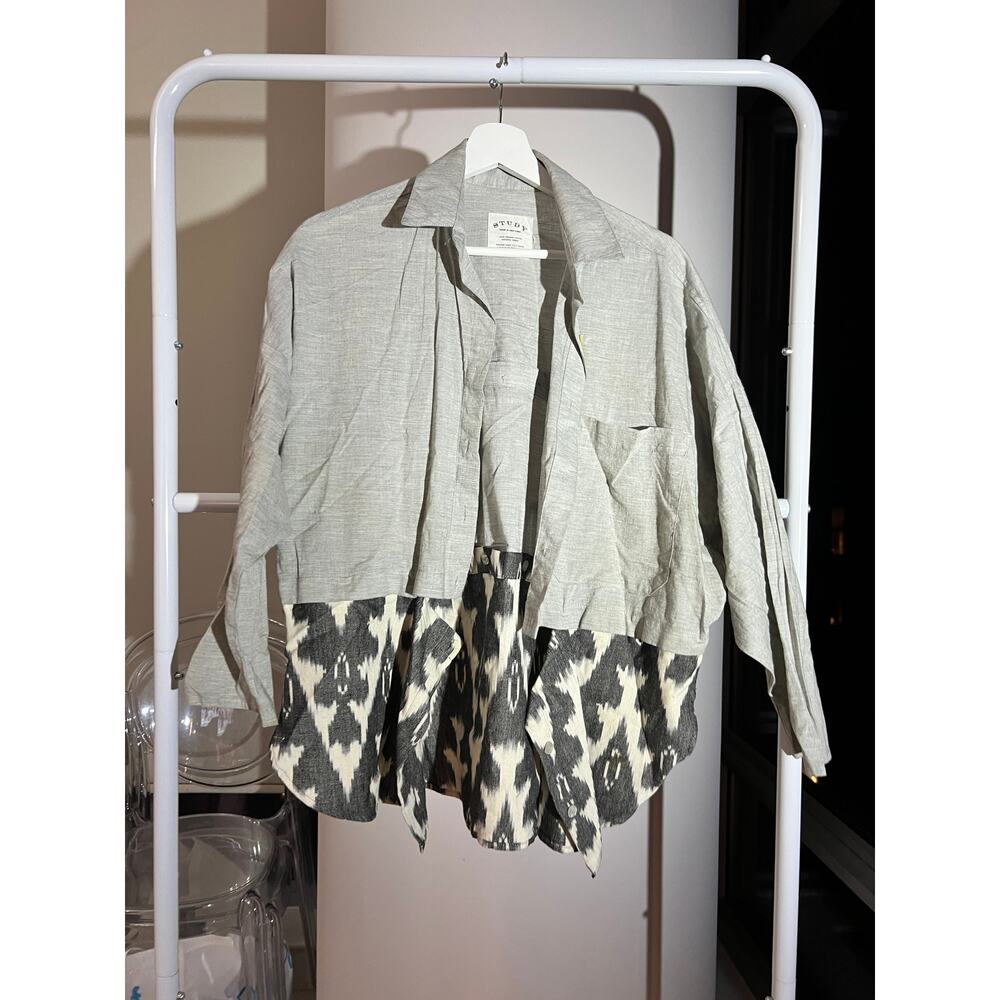 Study NY Organic Cotton Mixed Pattern Shirt - Size S